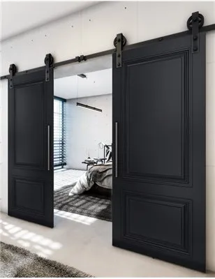 Holzschiebetür Barn-Line - Schwarz Model 4004