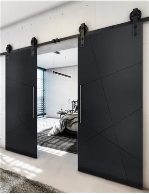 Holzschiebetür Barn-Line - Schwarz Model 4011