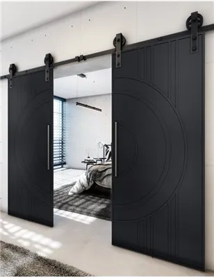 Holzschiebetür Barn-Line - Schwarz Model 4035