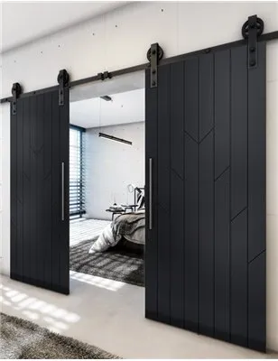 Holzschiebetür Barn-Line - Schwarz Model 4039