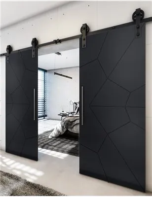 Holzschiebetür Barn-Line - Schwarz Model 4075