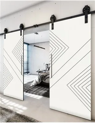 Holzschiebetür Barn-Line - Weiss Model 4010