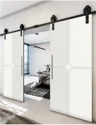 Holzschiebetür Barn-Line - Weiss Model 4017