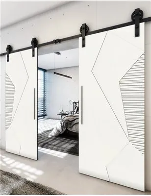 Holzschiebetür Barn-Line - Weiss Model 4033