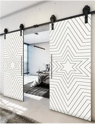 Holzschiebetür Barn-Line - Weiss Model 4045