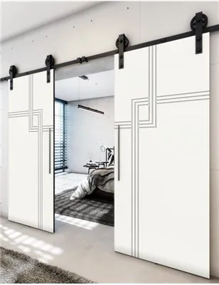 Holzschiebetür Barn-Line - Weiss Model 4059