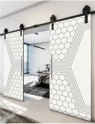 Holzschiebetür Barn-Line - Weiss Model 4080