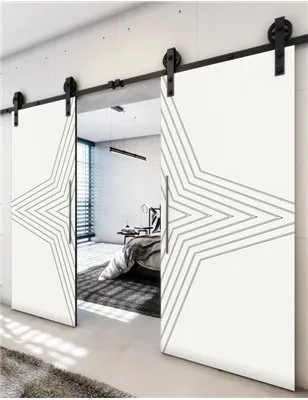 Holzschiebetür Barn-Line - Weiss Model 4083