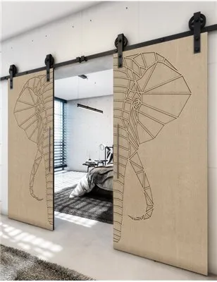 Holzschiebetür Barn-Line - Eiche Model 4062