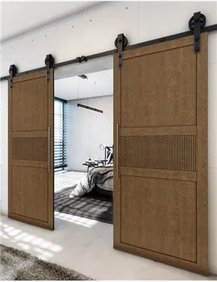 Holzschiebetür Barn-Line - Nussbaum Model 4042