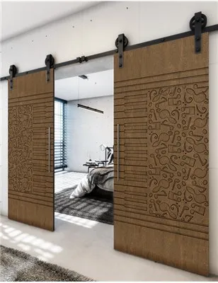 Holzschiebetür Barn-Line - Nussbaum Model 4061