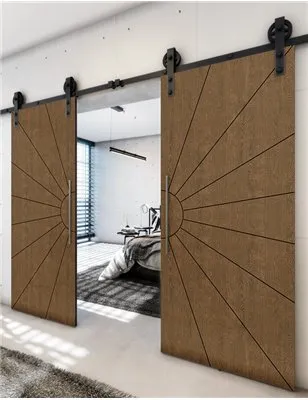 Holzschiebetür Barn-Line - Nussbaum Model 4074
