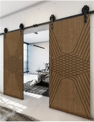 Holzschiebetür Barn-Line - Nussbaum Model 4084