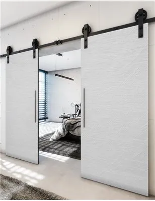 Holzschiebetür Barn-Line - Weiss 3D Model 4001