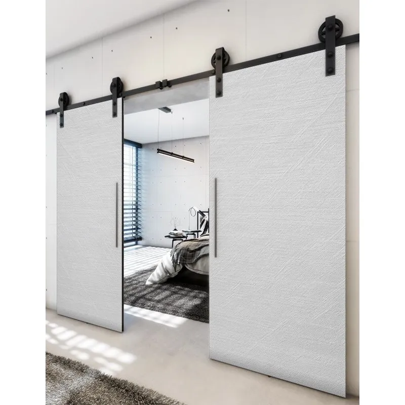 Holzschiebetür Barn-Line - Weiss 3D Model 4001