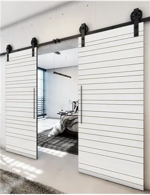 Holzschiebetür Barn-Line - Weiss 3D Model 4007