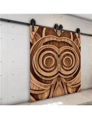 Holzschiebetür Barn-Line - Holzkunst  Model 4004-3