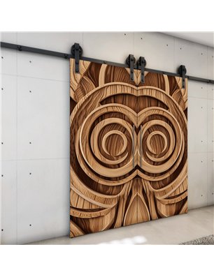 Holzschiebetür Barn-Line - Holzkunst  Model 4004-3