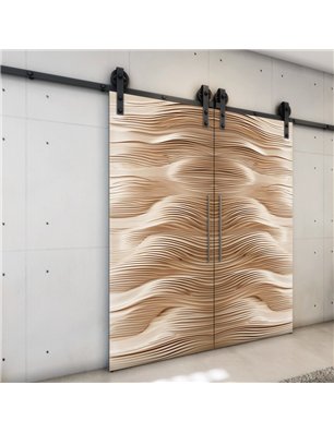 Holzschiebetür Barn-Line - Holzkunst  Model 4016-3