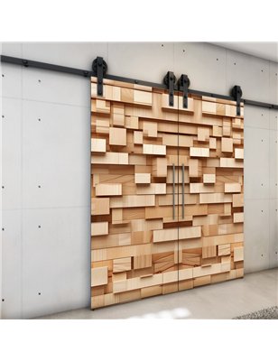 Holzschiebetür Barn-Line - Holzkunst  Model 4022-3