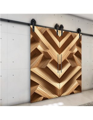 Holzschiebetür Barn-Line - Holzkunst  Model 4025-3