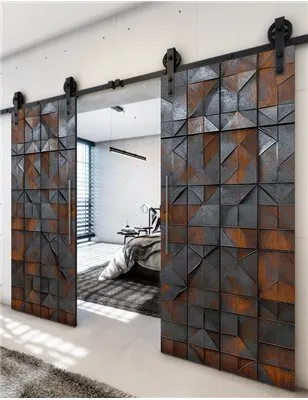 Holzschiebetür Barn-Line - Industrie Model 4015