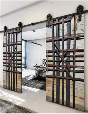 Holzschiebetür Barn-Line - Industrie Model 4018