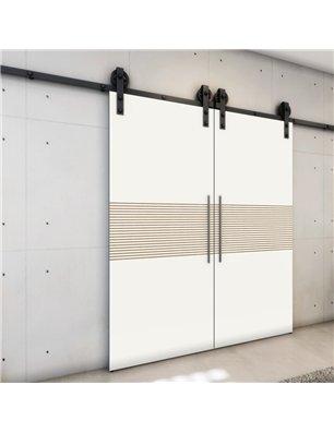 Holzschiebetür Barn-Line - Design-Linien  Model 4018-3