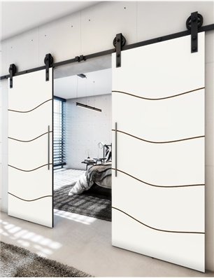 Holzschiebetür Barn-Line - Design-Linien  Model 4063