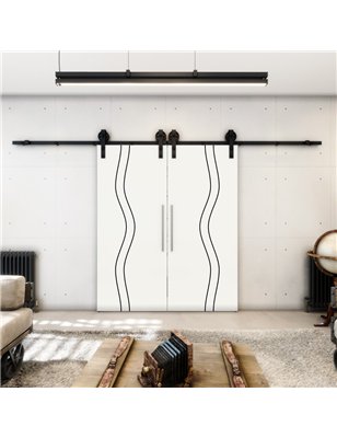 Holzschiebetür Barn-Line - Design-Linien  Model 4065-2