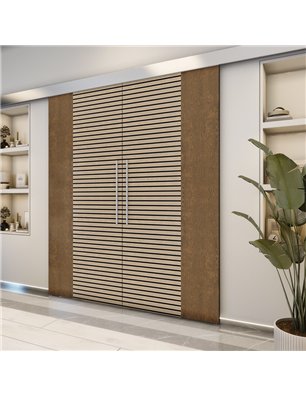 Holzschiebetür Eco-Line - Holz-Mix  Model 4012-2