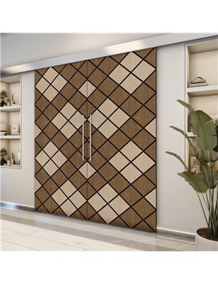 Holzschiebetür Eco-Line - Holz-Mix  Model 4025-2