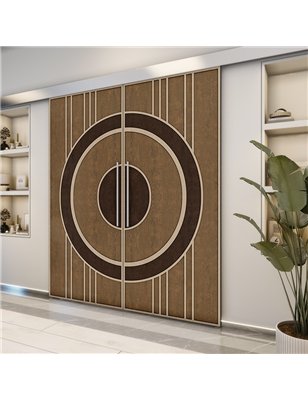 Holzschiebetür Eco-Line - Holz-Mix  Model 4035-2