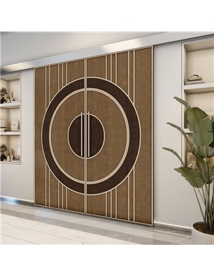 Holzschiebetür Eco-Line - Holz-Mix  Model 4035-2