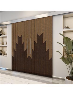 Holzschiebetür Eco-Line - Holz-Mix  Model 4039-2
