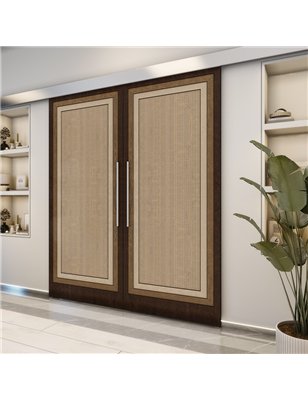 Holzschiebetür Eco-Line - Holz-Mix  Model 4041-2