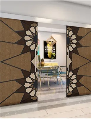 Holzschiebetür Eco-Line - Holz-Mix Model 4069