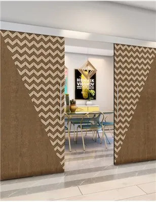 Holzschiebetür Eco-Line - Holz-Mix Model 4078