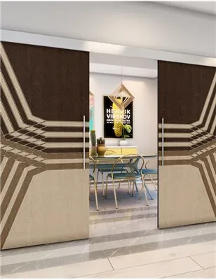 Holzschiebetür Eco-Line - Holz-Mix Model 4085