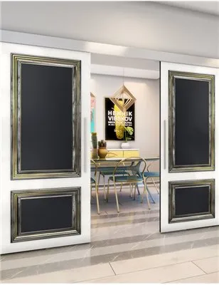 Holzschiebetür Eco-Line - Hell - Dunkel-Mix Model 4004