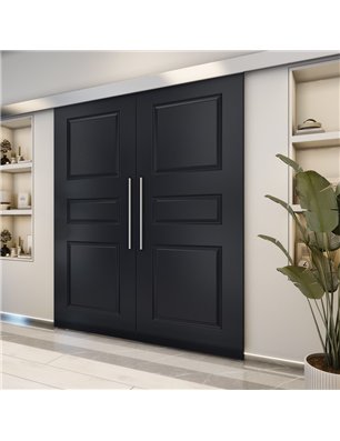 Holzschiebetür Eco-Line - Schwarz  Model 4021-2