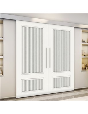Holzschiebetür Eco-Line - Weiss  Model 4006-3
