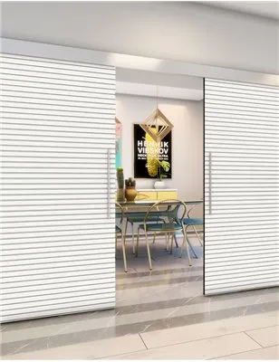 Holzschiebetür Eco-Line - Weiss Model 4014