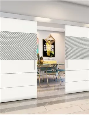 Holzschiebetür Eco-Line - Weiss Model 4020