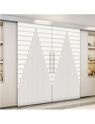 Holzschiebetür Eco-Line - Weiss  Model 4052-3