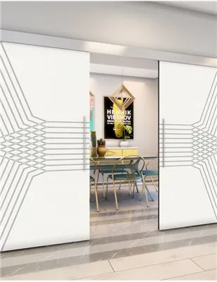 Holzschiebetür Eco-Line - Weiss Model 4085