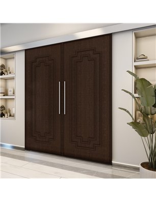 Holzschiebetür Eco-Line - Wenge  Model 4003-2