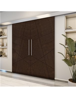 Holzschiebetür Eco-Line - Wenge  Model 4011-2
