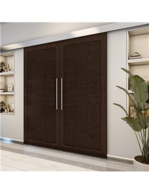 Holzschiebetür Eco-Line - Wenge  Model 4015-2