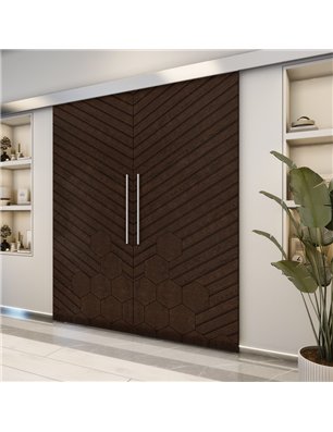 Holzschiebetür Eco-Line - Wenge  Model 4016-2